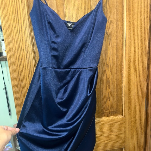 Royal Blue Windsor Homecoming dress Size Small - Picture 3 of 3